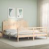 vidaXL Bed Frame without Mattress Super King Size Solid Wood