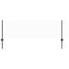 vidaXL Hexagonal Fence with Post 50 x 0.6 m PVC-Coated Steel Green