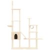 vidaXL Cat Tree with Sisal Scratching Posts Cream 279 cm