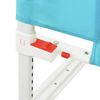 vidaXL Toddler Safety Bed Rail Blue 160x25 cm Fabric