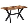 vidaXL Dining Table 140x70x75 cm Solid Acacia Wood