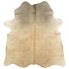 vidaXL Real Cowhide Rug Beige 180x220 cm