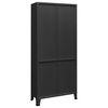 vidaXL Industrial Bookshelf Anthracite 80x32x180 cm Steel