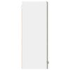vidaXL Hanging Cabinet 2 pcs Concrete Grey and White 30 x 31 x 80 cm