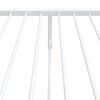 vidaXL Metal Bed Frame without Mattress with Footboard White 75x190cm