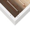 vidaXL Garden Planter White 80x80x72 cm Solid Wood Pine