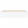 vidaXL Bed Frame with Drawers without Mattress White 135x190 cm Double