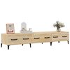vidaXL TV Cabinet Sonoma Oak 150x34,5x30 cm Engineered Wood