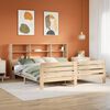 vidaXL Bed Frame without Mattress 200x200 cm Solid Wood Pine