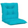 vidaXL Garden Lowback Chair Cushions 4 pcs Turquoise 100x50x7 cm Fabric