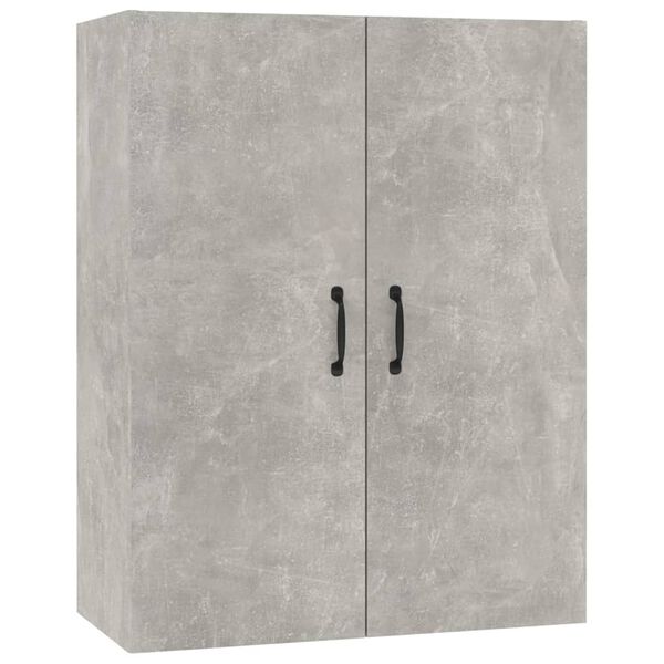 vidaXL Hanging Cabinet Concrete Grey 69,5x34x90 cm Engineered Wood
