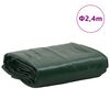 vidaXL Tarpaulin Green &Oslash; 2.4 m 650 g/m&sup2;