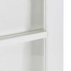 vidaXL Sliding Door White 73.5 x 211 cm Solid Pine Wood and Glass