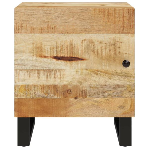 vidaXL Bedside Cabinet 40x33x46 cm Solid Wood Mango