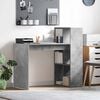 vidaXL Desk Concrete Grey 108 x 55 x 103.5 cm Engineered Wood