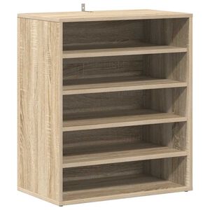 vidaXL Shoe Cabinet Sonoma Oak 60x35x70 cm Engineered Wood