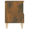 vidaXL Bedside Cabinet Smoked Oak 40x35x50 cm
