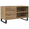 vidaXL Record Cabinet Artisan Oak 84.5x38x48 cm Engineered Wood