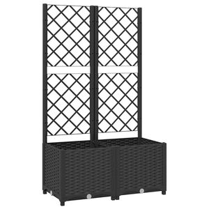 vidaXL Garden Black 80 x 40 x 136 cm