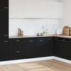 vidaXL Sink Bottom Cabinet Black Oak 80x46x81.5 cm Engineered Wood