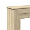 vidaXL Fireplace Surround Sonoma Oak 90x30x90 cm Engineered Wood