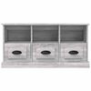 vidaXL TV Cabinet Grey Sonoma 100x35x50 cm Engineered Wood