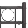 vidaXL Fence Element Assen Grey 170 x 170 cm Steel