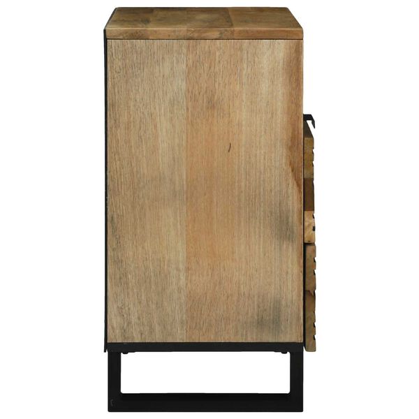 vidaXL Bedside Cabinet Brown 50 x 33 x 62 cm Solid Acacia wood