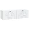vidaXL Wall-Mounted TV Cabinet White 98 x 31 x 30 cm Engineered Wood