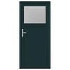 vidaXL Side Entrance Door 88 x 198 cm PVC Anthracite