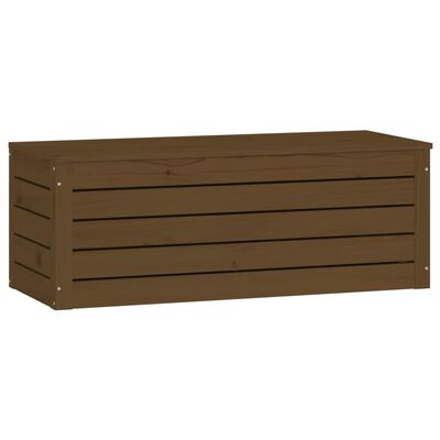 vidaXL Storage Box Honey Brown 89x36.5x33 cm Solid Wood Pine