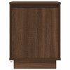 vidaXL Bedside Cabinets with LED Lights&nbsp;2 pcs Brown Oak 38x34x50 cm