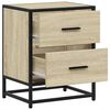 vidaXL Bedside Cabinet Sonoma Oak 40x31x50 cm Engineered Wood