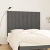 vidaXL Wall Headboard Grey 159.5x3x110 cm Solid Wood Pine