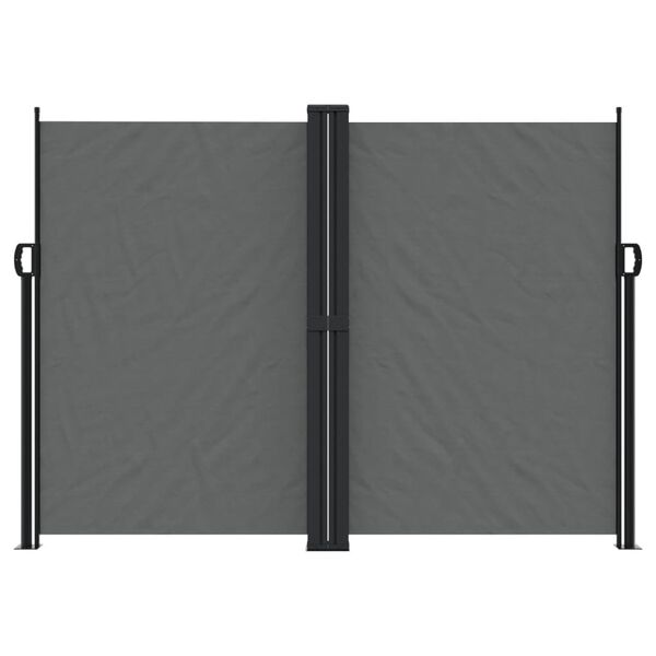 vidaXL Retractable Side Awning Anthracite 180x1000 cm