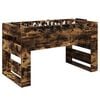 vidaXL Football Table 2 pcs Smoked Oak 146.5 x 74 x 85 cm