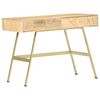 vidaXL Writing Desk with Drawers 100x55x75 cm Solid Mango Wood