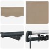 vidaXL Retractable Awning Beige 450 x 300 cm Polyester and Steel