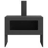 vidaXL Fire Pit Black 80 x 50 x 96 cm Cold-rolled Steel