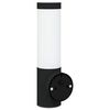 vidaXL Outdoor Wall Light Black 12 x 7.5 x 29 cm Stainless steel