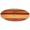 vidaXL Table Top Solid Wood Acacia Round 25-27 mm 60 cm