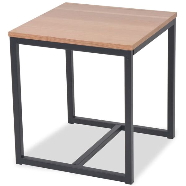 vidaXL Coffee Table Ash 48x48x53 cm