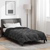 vidaXL Winter Duvet Black and Anthracite 155 x 220 cm Microfiber