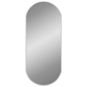 vidaXL Wall Mirror Silver 70x30 cm Oval