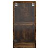 vidaXL Wall Cabinet with Glass Doors Smoked Oak 35x37x68.5 cm