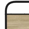 vidaXL Metal Bed Frame without Mattress Sonoma Oak 140x200 cm