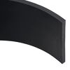 vidaXL Rubber Edge for Snow Plow Black 100x15x1 cm