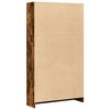 vidaXL Bookcase Smoked Oak 80x24x143 cm Engineered Wood