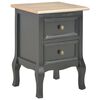 vidaXL Bedside Cabinets 2 pcs Black 35x30x49 cm MDF