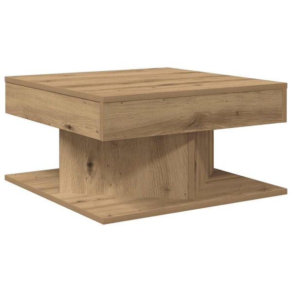 vidaXL Coffee Table Artisan Oak 55x55x30 cm Engineered Wood